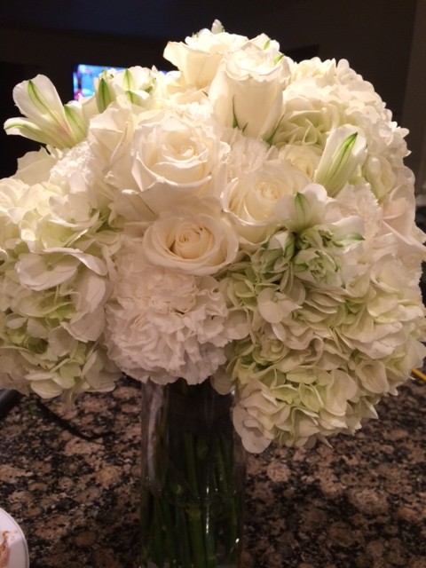 White floral bouquet
