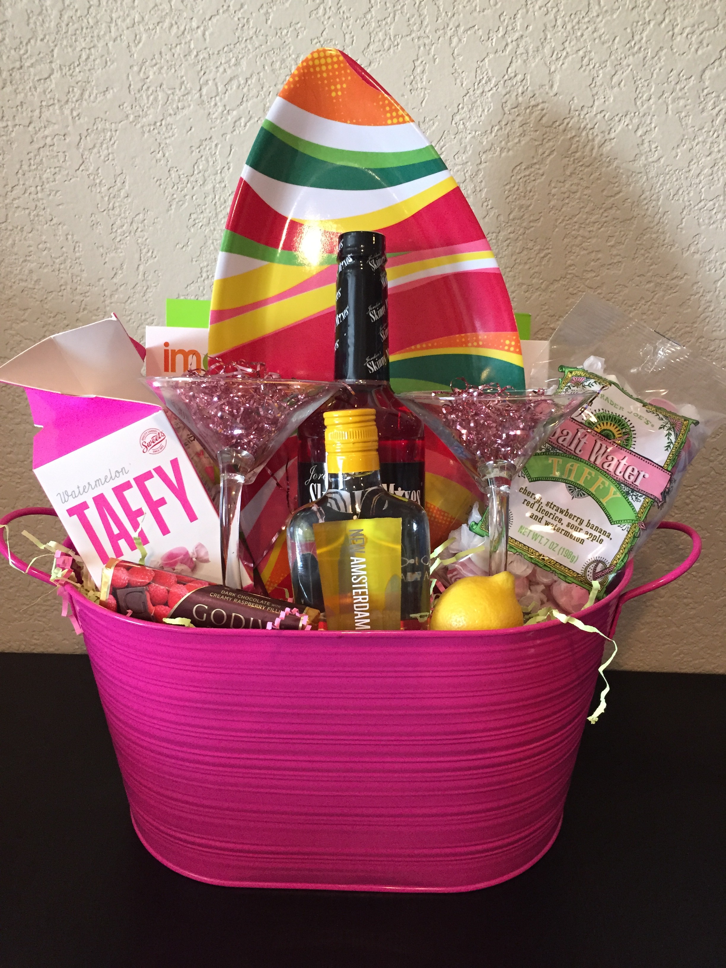 Rainbow Party Basket Ideas For Adults